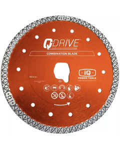 180mm Q-Drive zaagblad - combi-materialen voor iQ228CYCLONE, fabr. IQ-powertools - type TLD180-1.40P-QD-Combo