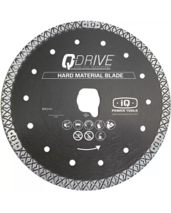 180mm Q-Drive zaagblad - harde materialen voor iQ228CYCLONE, fabr. IQ-powertools - type TLD180-1.40P-QD-HM1